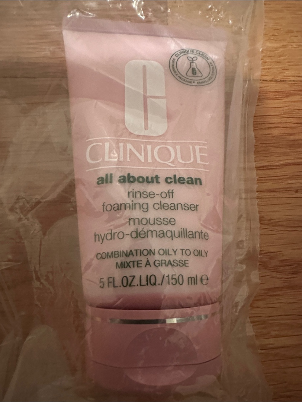 Clinique All About Clean Rinse-Off Foaming Cleanser NWT factory sealed 5oz.